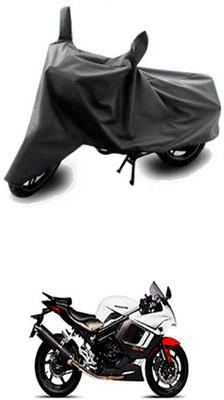 Vedika Collection Two Wheeler Cover for Hyosung(Grey)