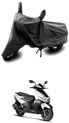 Vedika Collection Two Wheeler Cover for TVS(Grey)