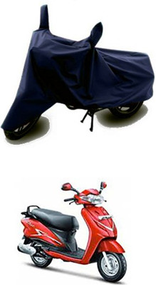 W proof Two Wheeler Cover for Hero(Duet, Blue)