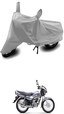 Vedika Collection Two Wheeler Cover for TVS(Silver)