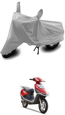 W proof Two Wheeler Cover for Hero(Electric, Silver)