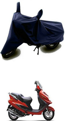 Vedika Collection Two Wheeler Cover for Kinetic(Blue)