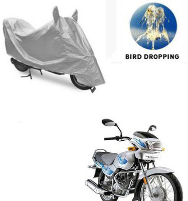 RPSENTTERPR Waterproof Two Wheeler Cover for TVS(Victor GLX, Silver)