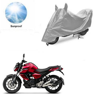 RPSENTTERPR Waterproof Two Wheeler Cover for Yamaha(FZ-S, Silver)