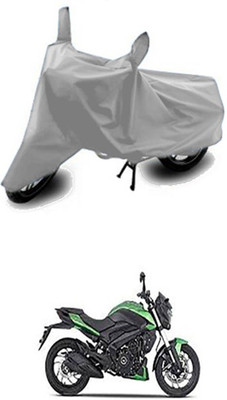W proof Two Wheeler Cover for Bajaj(Silver)