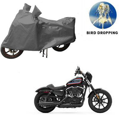 RPSENTTERPR Waterproof Two Wheeler Cover for Harley Davidson(XL 1200, Grey)