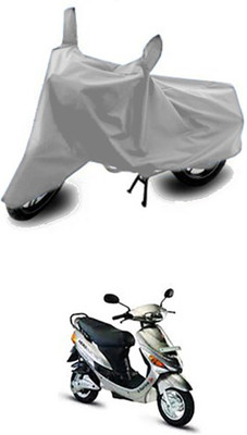 Vedika Collection Two Wheeler Cover for Hero(E Sprint, Silver)