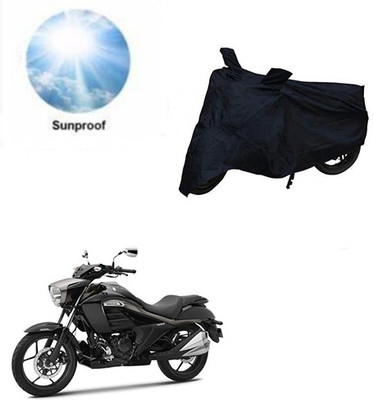 RPSENTTERPR Two Wheeler Cover for Suzuki(Intruder, Black)