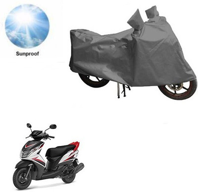 RPSENTTERPR Waterproof Two Wheeler Cover for Yamaha(Ray Z, Grey)