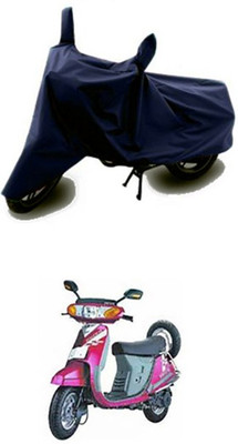 Vedika Collection Two Wheeler Cover for Kinetic(Nova, Blue)