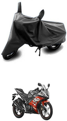 Vedika Collection Two Wheeler Cover for Yamaha(R15, Grey)