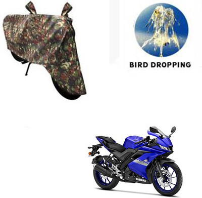 Mdstar Waterproof Two Wheeler Cover for Yamaha(R15 V3, Multicolor)