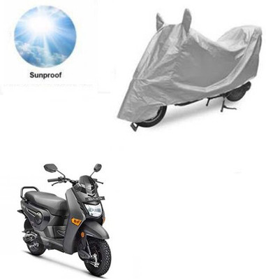 RPSENTTERPR Two Wheeler Cover for Honda(Cliq, Silver)