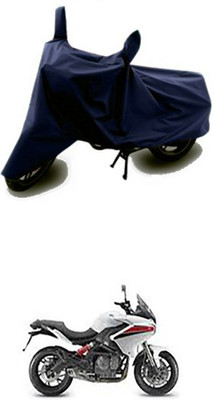 Vedika Collection Two Wheeler Cover for DSK Benelli(Blue)