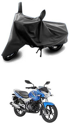 Vedika Collection Two Wheeler Cover for Bajaj(Discover 150 s, Grey)