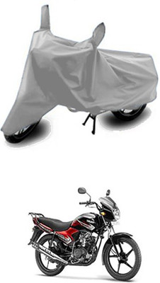 Vedika Collection Two Wheeler Cover for Yamaha(Silver)