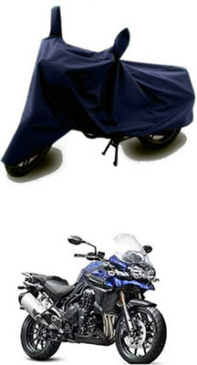 Wadhwa Creations Two Wheeler Cover for Triumph(Blue)
