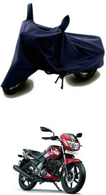 Vedika Collection Two Wheeler Cover for TVS(Flame, Blue)