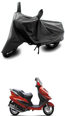 Vedika Collection Two Wheeler Cover for Kinetic(Grey)