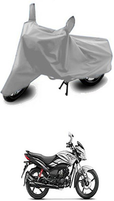 Vedika Collection Two Wheeler Cover for Hero(Silver)