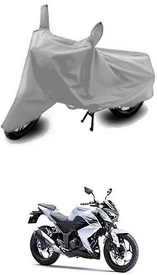W proof Two Wheeler Cover for Kawasaki(Z250, Silver)