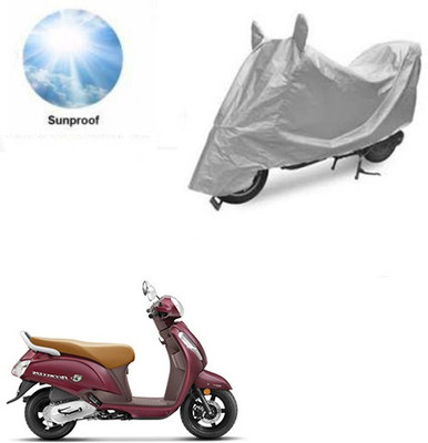 RPSENTTERPR Waterproof Two Wheeler Cover for Suzuki(Access SE, Silver)