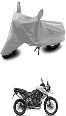 W proof Two Wheeler Cover for Triumph(Tiger 800 XCA, Silver)