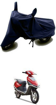 Vedika Collection Two Wheeler Cover for Hero(Electric, Blue)