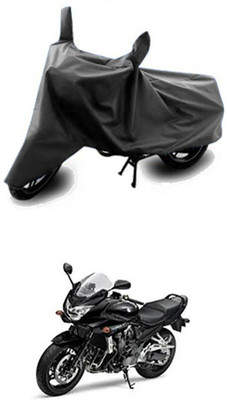 Vedika Collection Two Wheeler Cover for Suzuki(Grey)