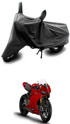 Vedika Collection Two Wheeler Cover for Ducati(Grey)