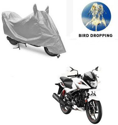 RPSENTTERPR Waterproof Two Wheeler Cover for Hero(Ignitor, Silver)