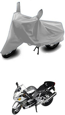W proof Two Wheeler Cover for Suzuki(Silver)