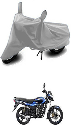 Wadhwa Creations Two Wheeler Cover for Bajaj(Platina 100 DTS-i, Silver)