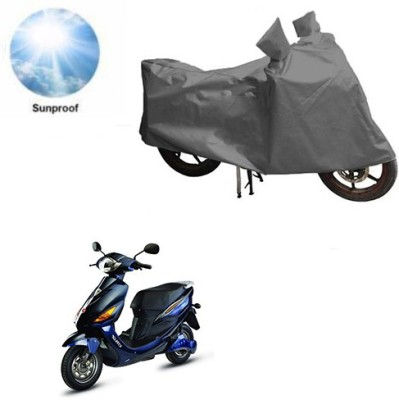 RPSENTTERPR Waterproof Two Wheeler Cover for Hero(Electric Cruz, Grey)