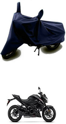 Vedika Collection Two Wheeler Cover for Suzuki(GSX, Blue)
