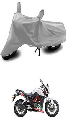 W proof Two Wheeler Cover for DSK Benelli(TNT 25, Silver)