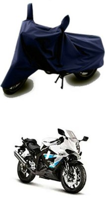 Vedika Collection Two Wheeler Cover for Hyosung(GT250R, Blue)