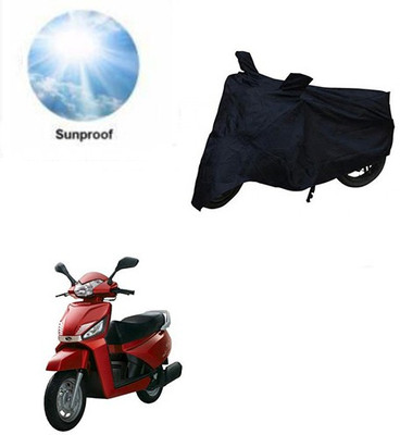 RPSENTTERPR Waterproof Two Wheeler Cover for Mahindra(Gusto, Black)