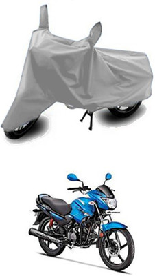 Vedika Collection Two Wheeler Cover for Hero(Silver)