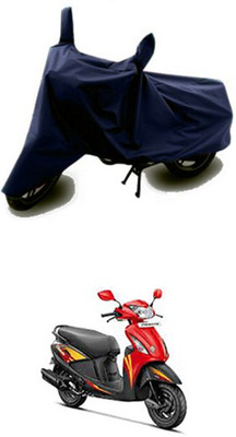 Vedika Collection Two Wheeler Cover for Hero(Blue)