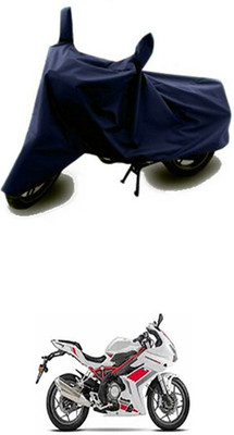 Vedika Collection Two Wheeler Cover for DSK Benelli(Blue)