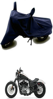 W proof Two Wheeler Cover for Harley Davidson(Blue)