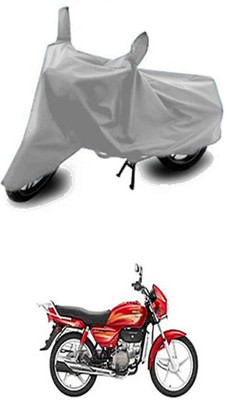 Vedika Collection Two Wheeler Cover for Hero(Silver)