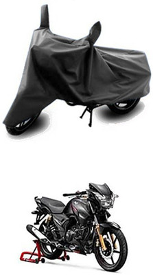 Vedika Collection Two Wheeler Cover for TVS(Grey)