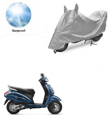 RPSENTTERPR Waterproof Two Wheeler Cover for Honda(Activa 3G, Silver)