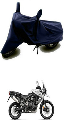 Wadhwa Creations Two Wheeler Cover for Triumph(Tiger 800 XCA, Blue)