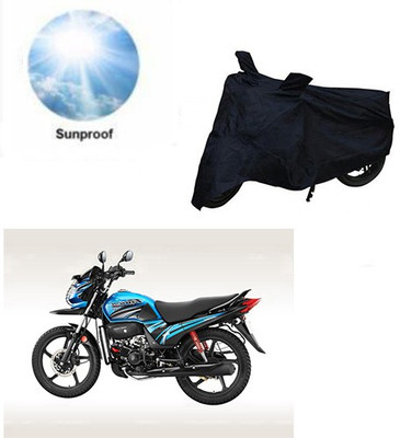 RPSENTTERPR Waterproof Two Wheeler Cover for Honda(Passion Pro TR, Black)