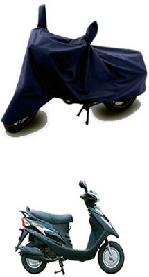 Vedika Collection Two Wheeler Cover for Kinetic(Blue)