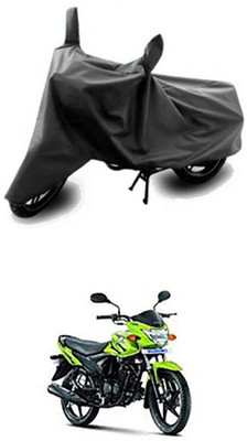Vedika Collection Two Wheeler Cover for Suzuki(Hayate, Grey)