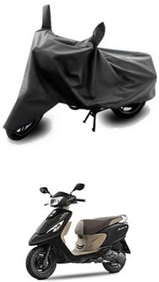 Vedika Collection Two Wheeler Cover for TVS(Grey)